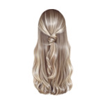 Jasny blond K hair-7-latte