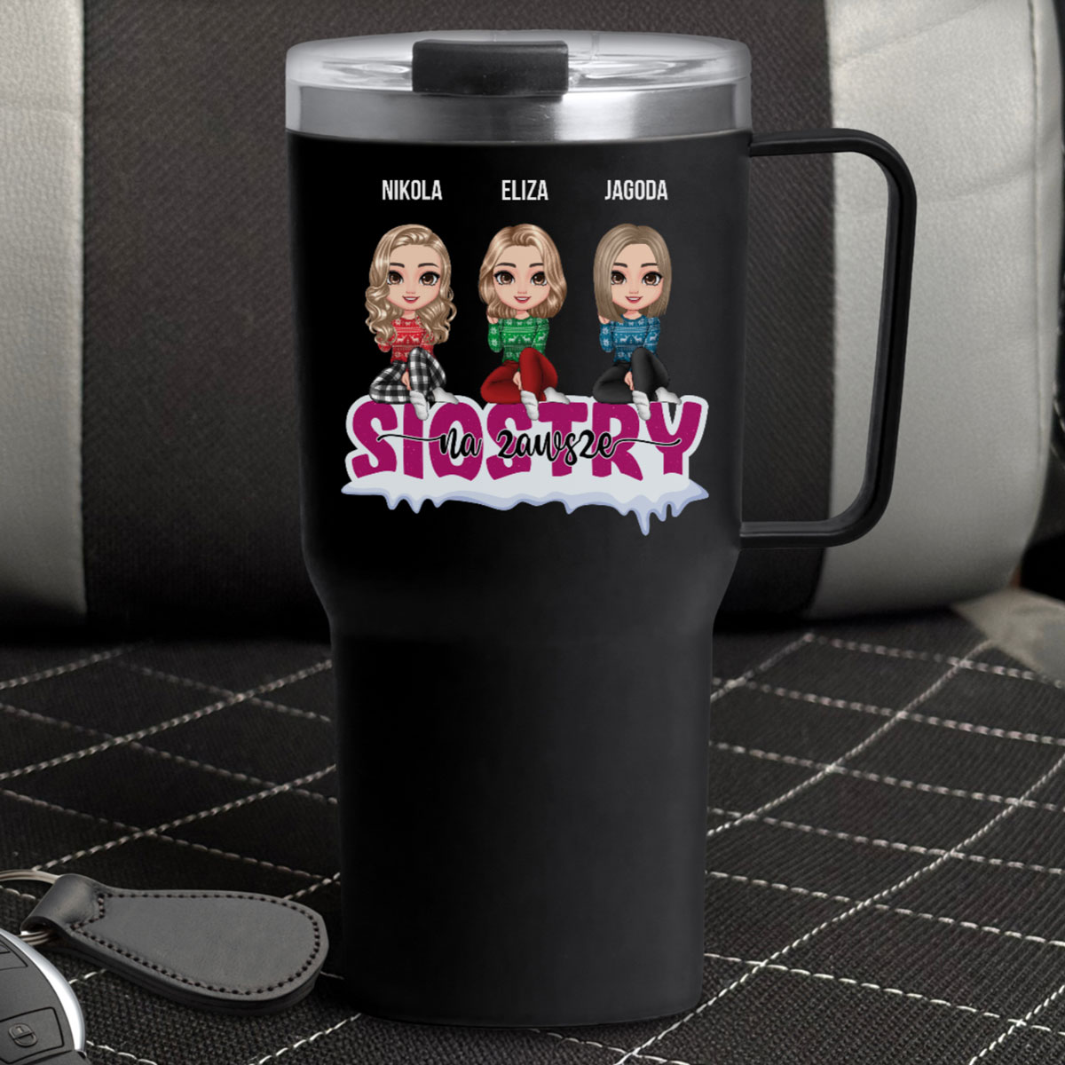 Siostry na zawsze - kubek termiczny
