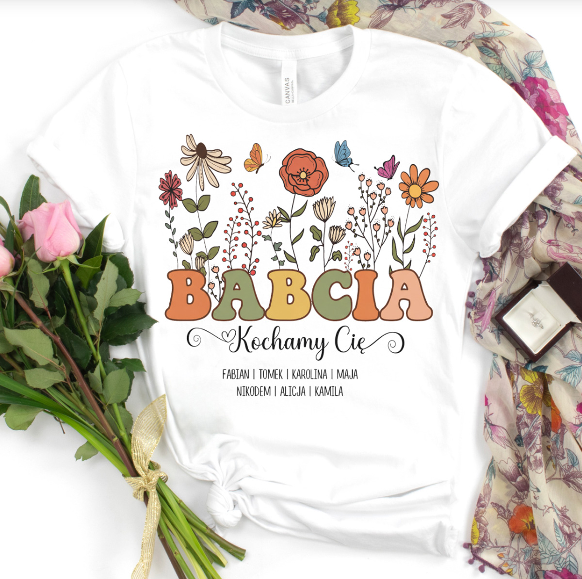 Babcia, Kochamy Cię - koszulka