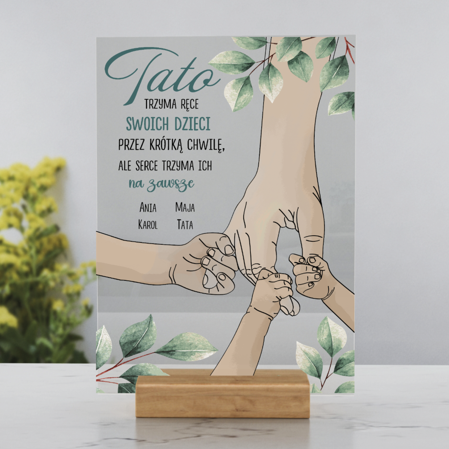 Tato i ręce dziecka