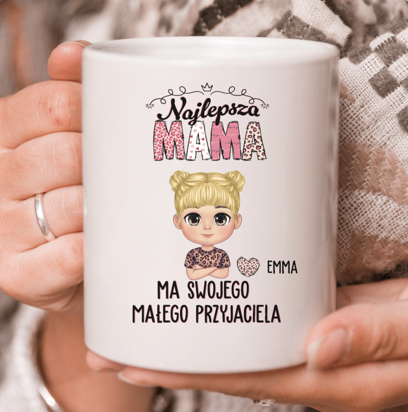 Najlepsza mama ma małego przyjaciela - Kubek