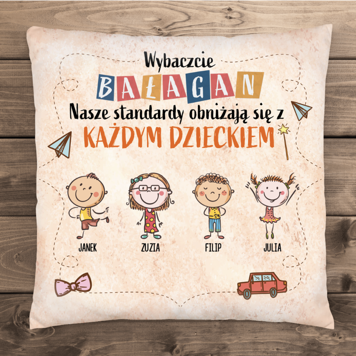 Wybaczcie za bałagan - Poduszka