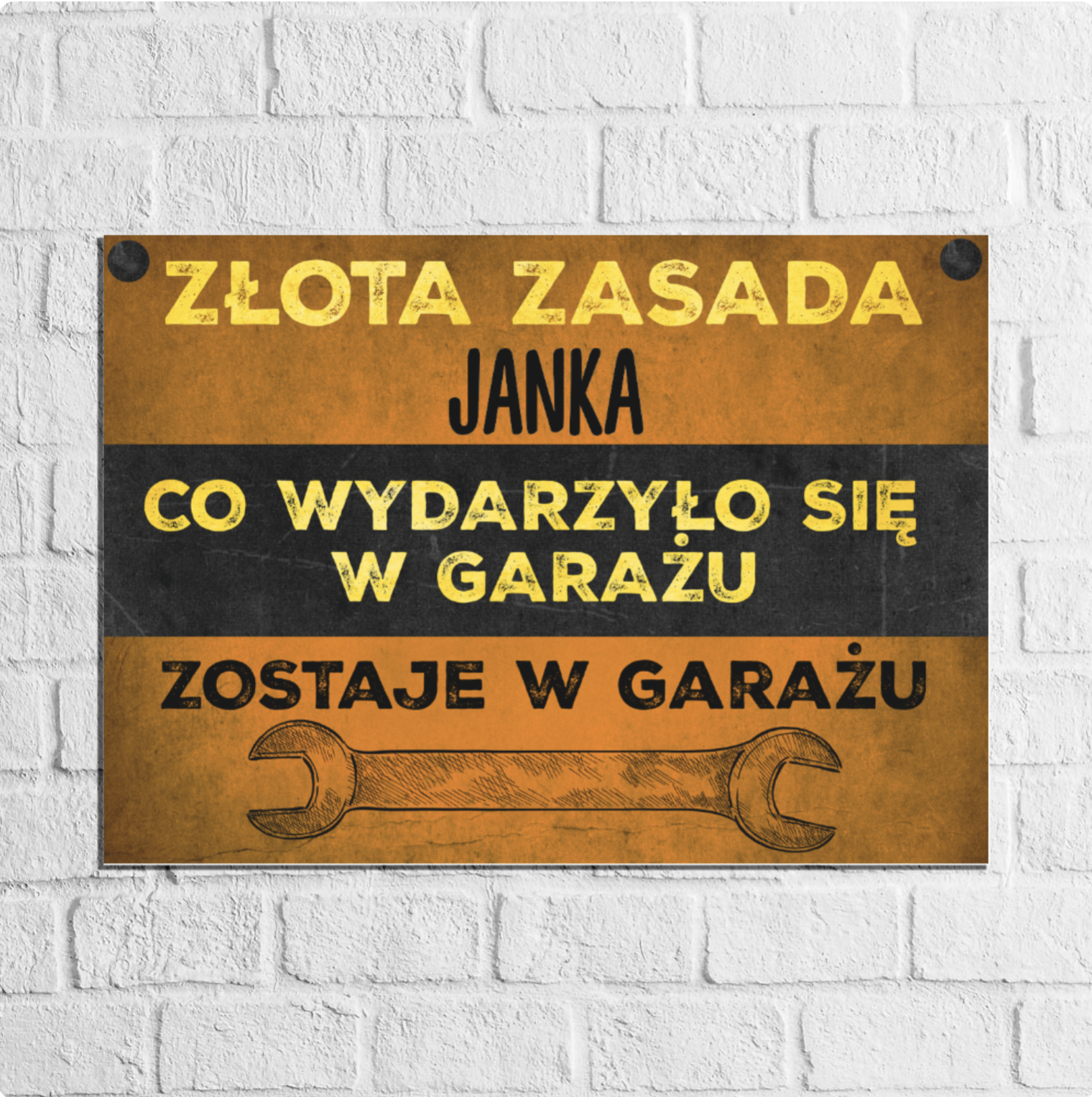 Złota zasada garażu