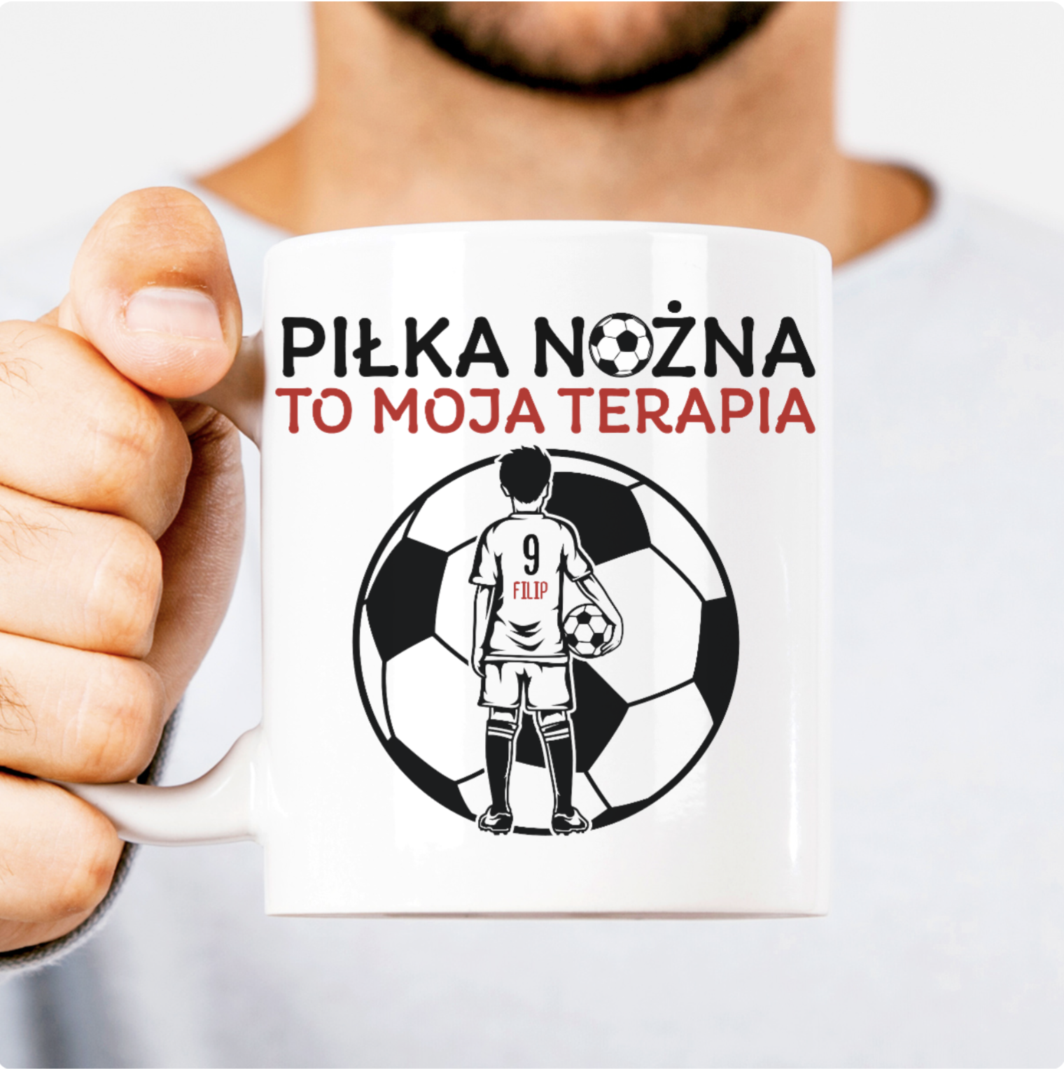 Piłka nożna to moja terapia - Kubek