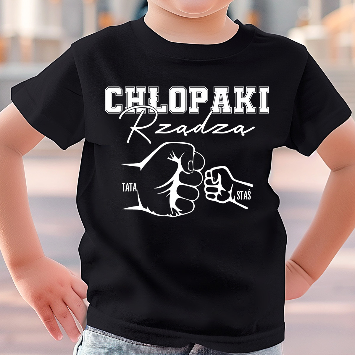 Chłopaki rządzą - koszulka czarna