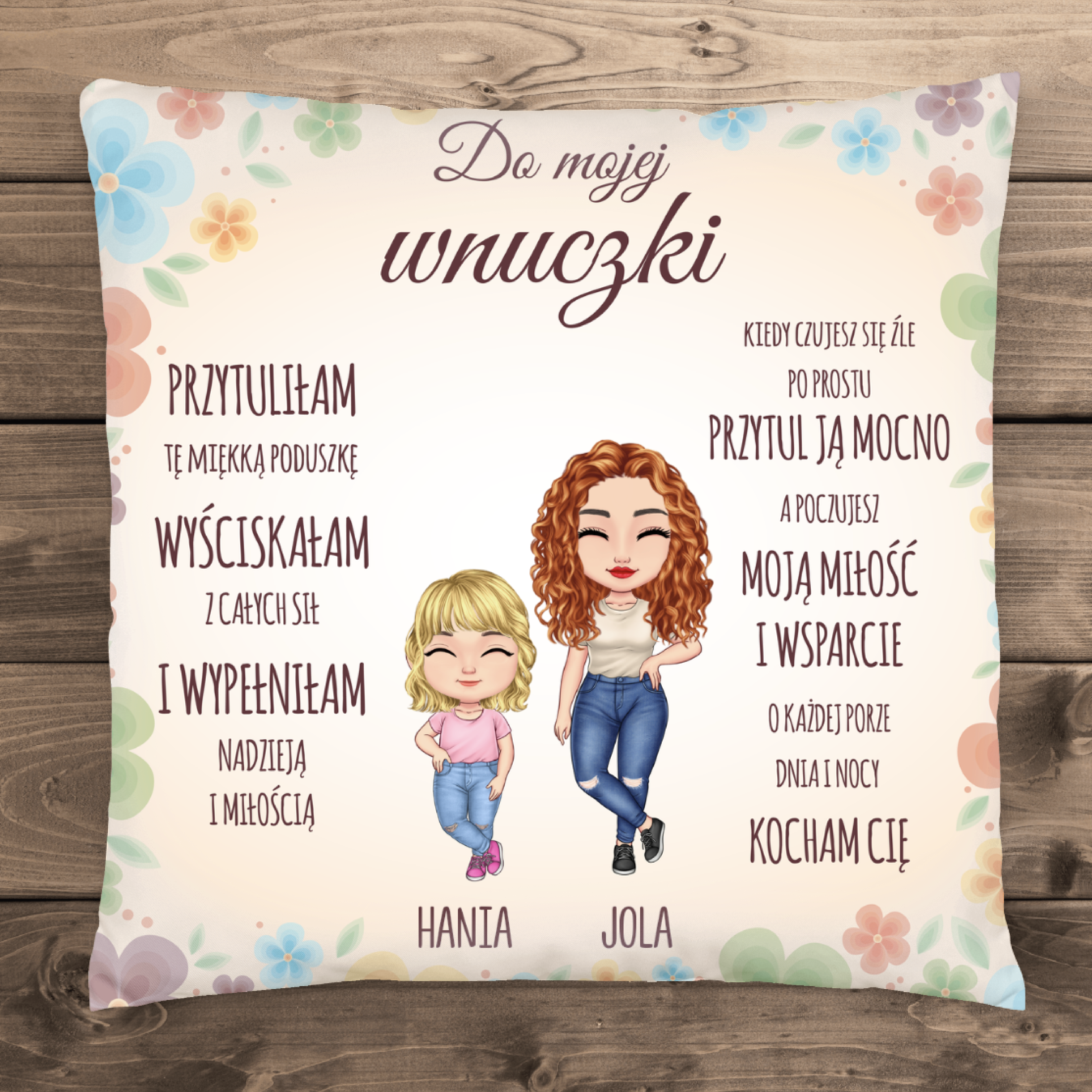 Poduszka dla wnuczki 24