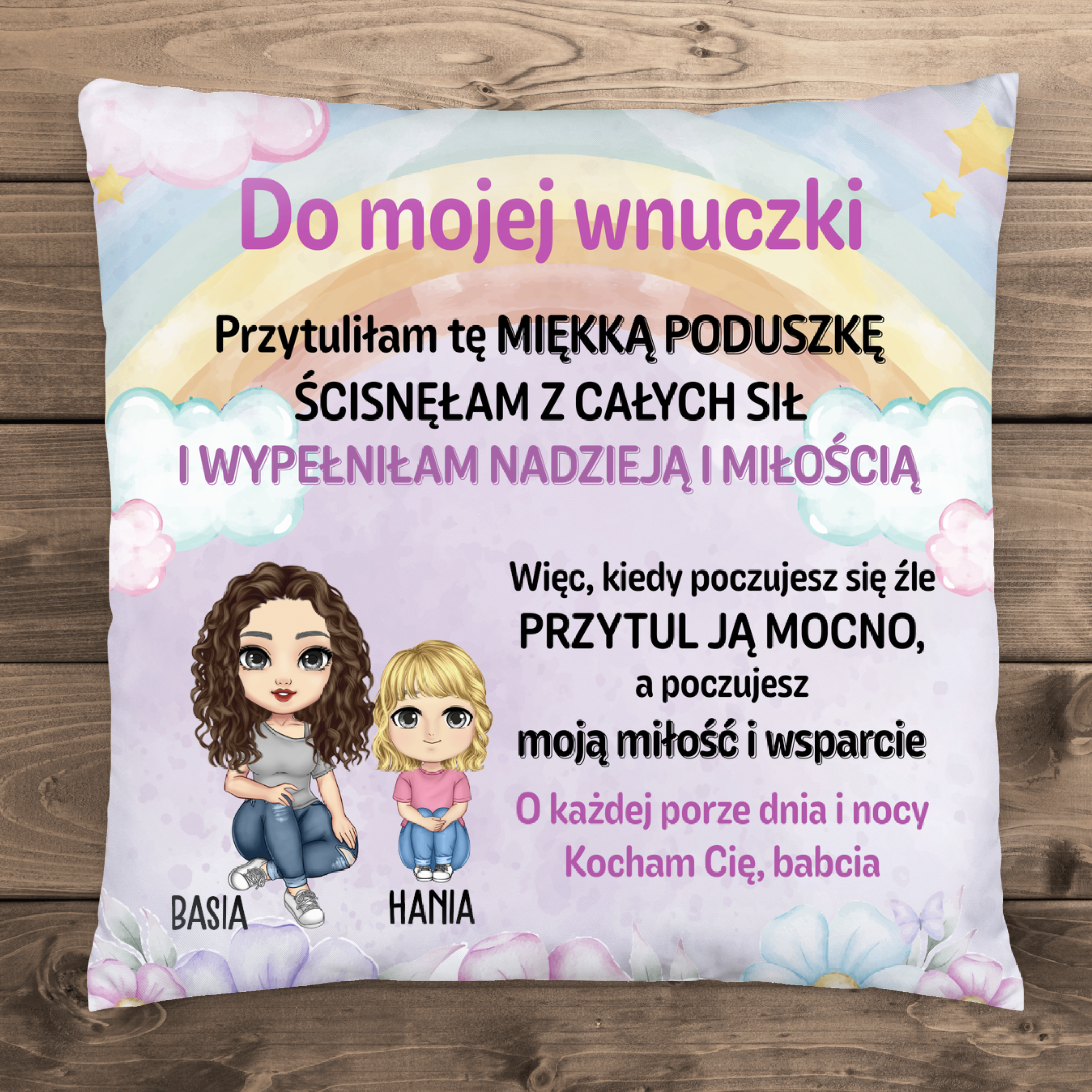 Poduszka wypełniona miłością