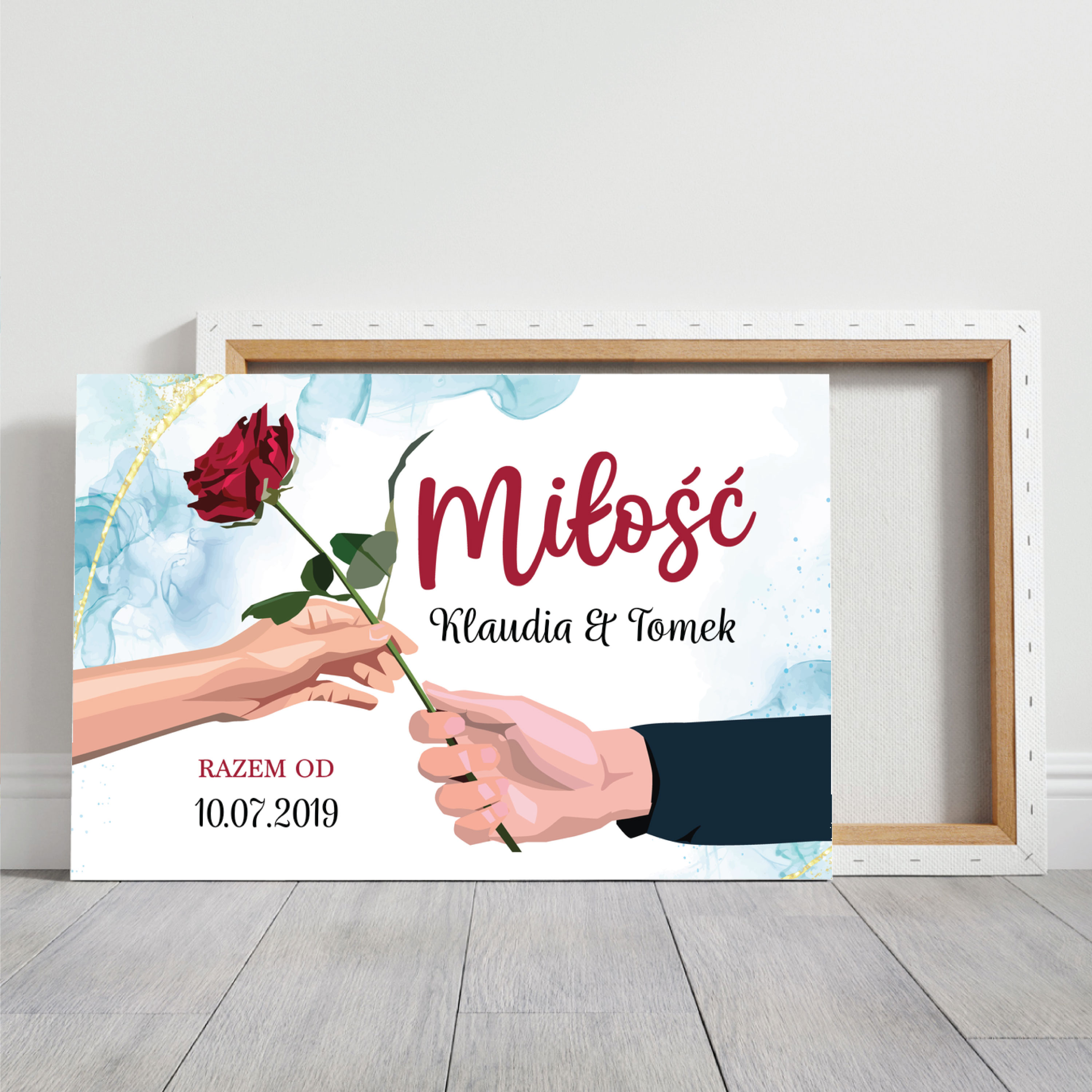 Miłość-Razem od - Płótno.