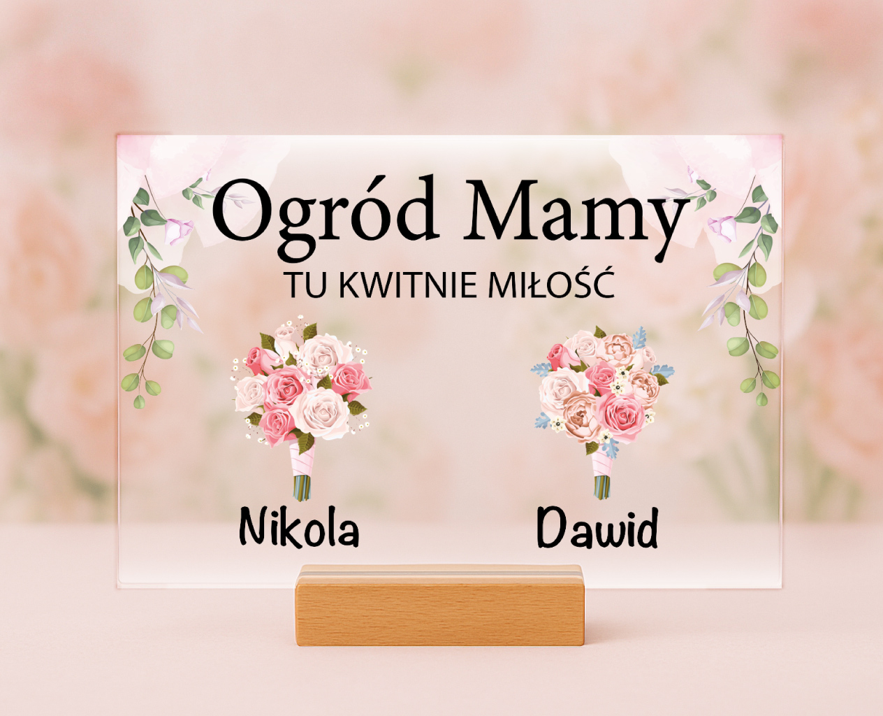 Ogród mamy - Tabliczka dla mamy