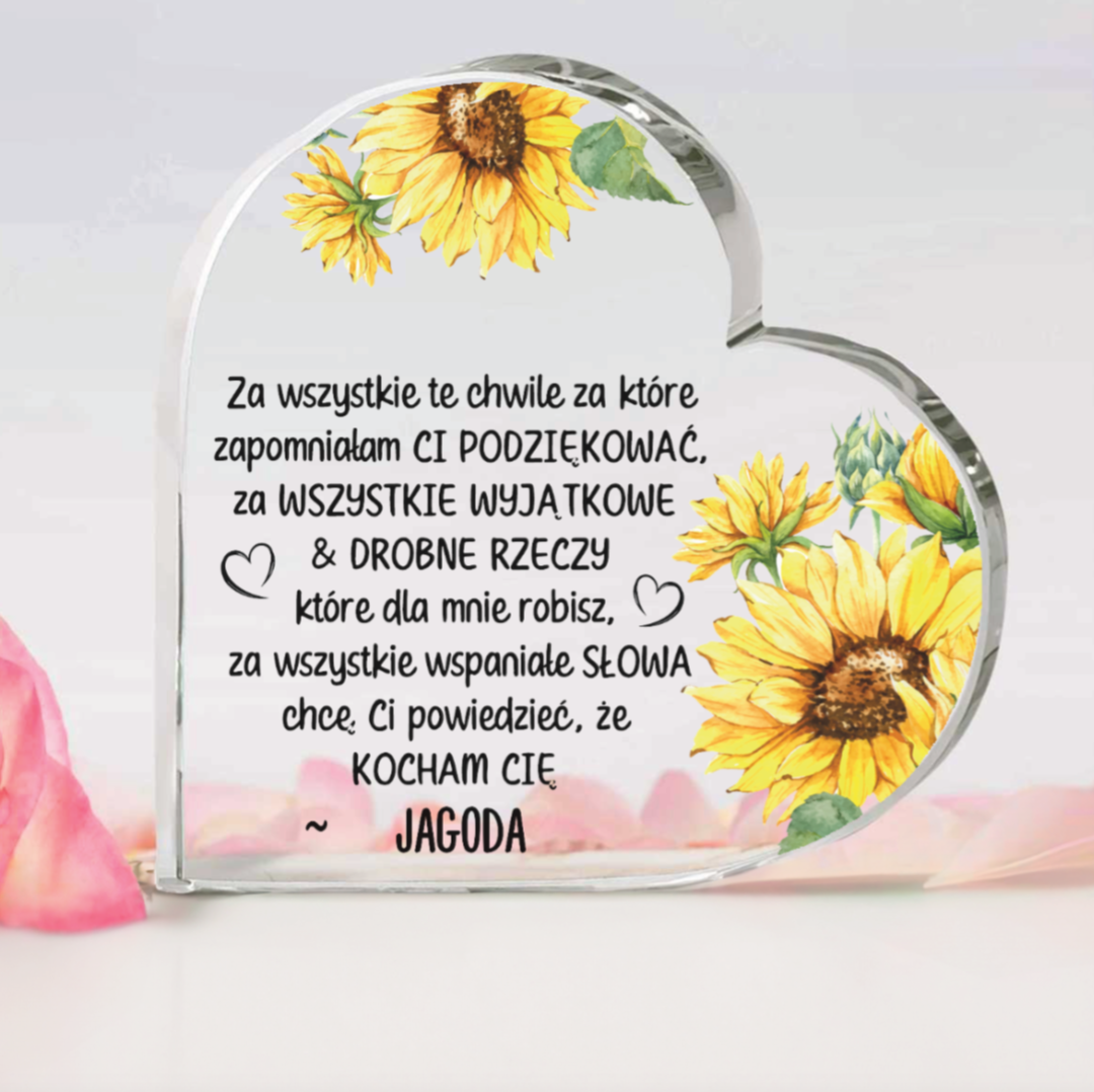 Za wszystkie te chwile - serduszko 2024