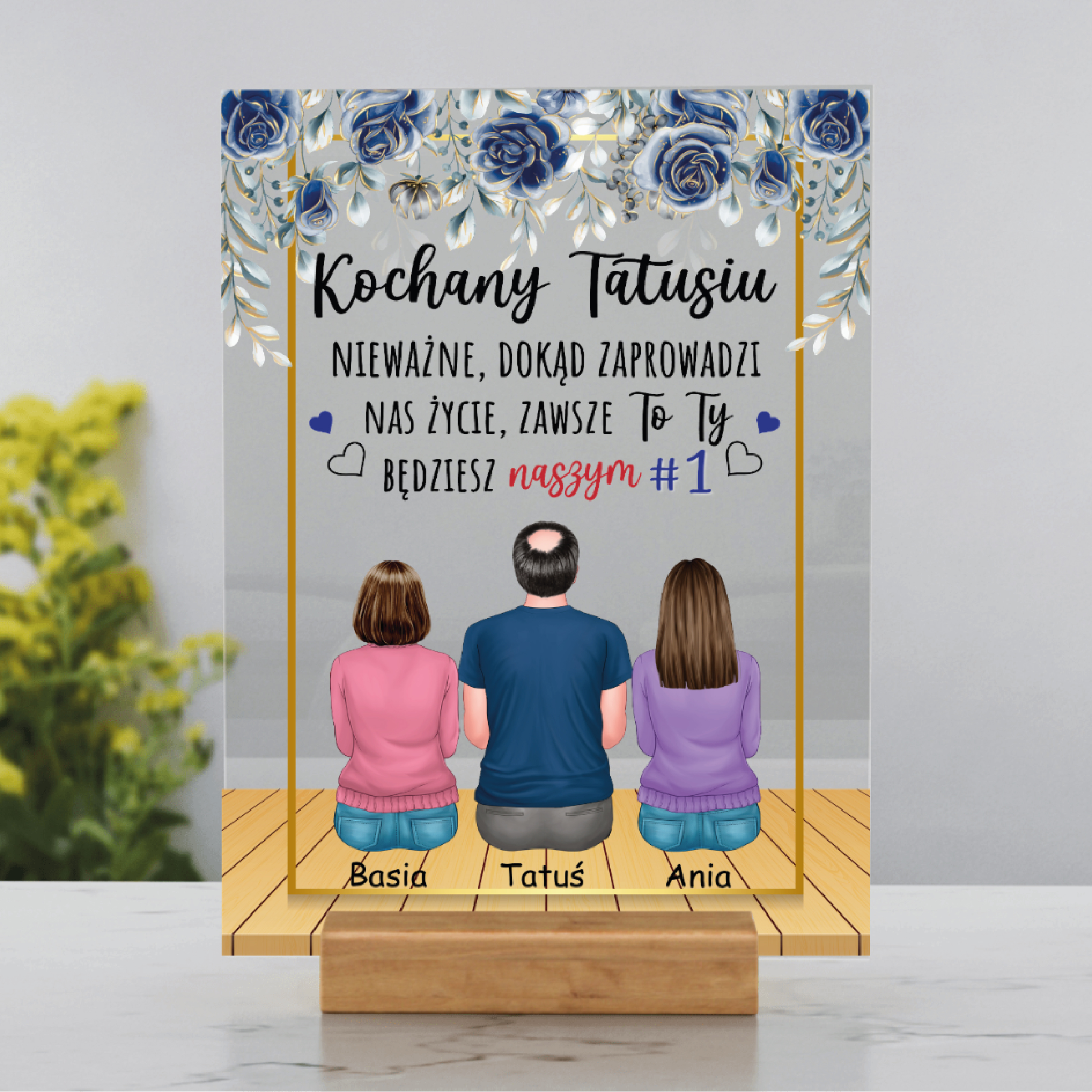 Kochany Tatusiu, nieważne dokąd - Akryl