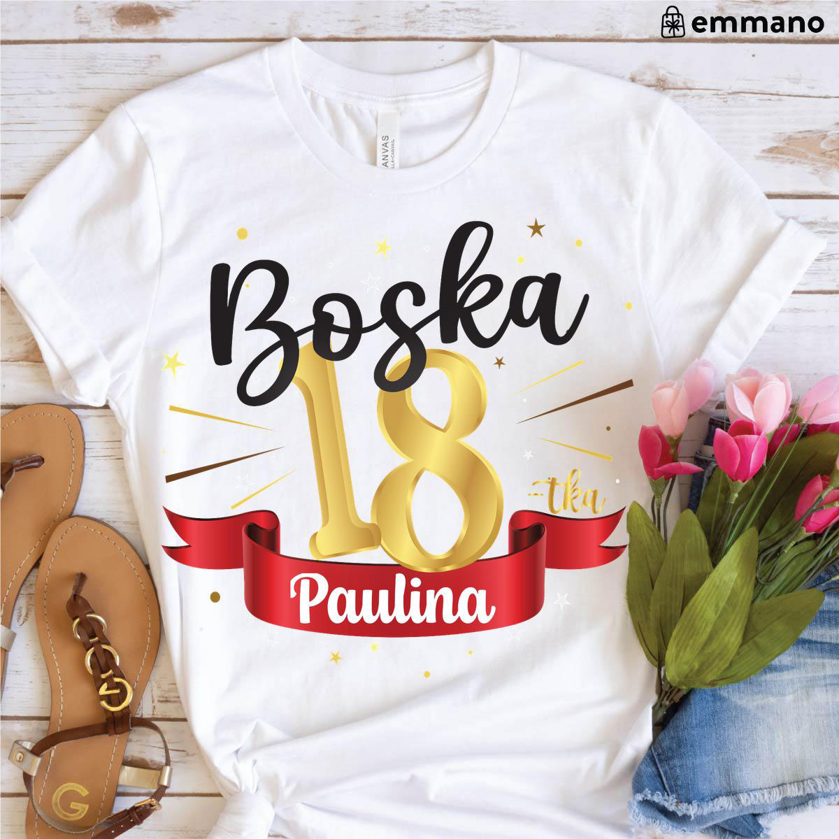 Boska 18 - tka- koszulka