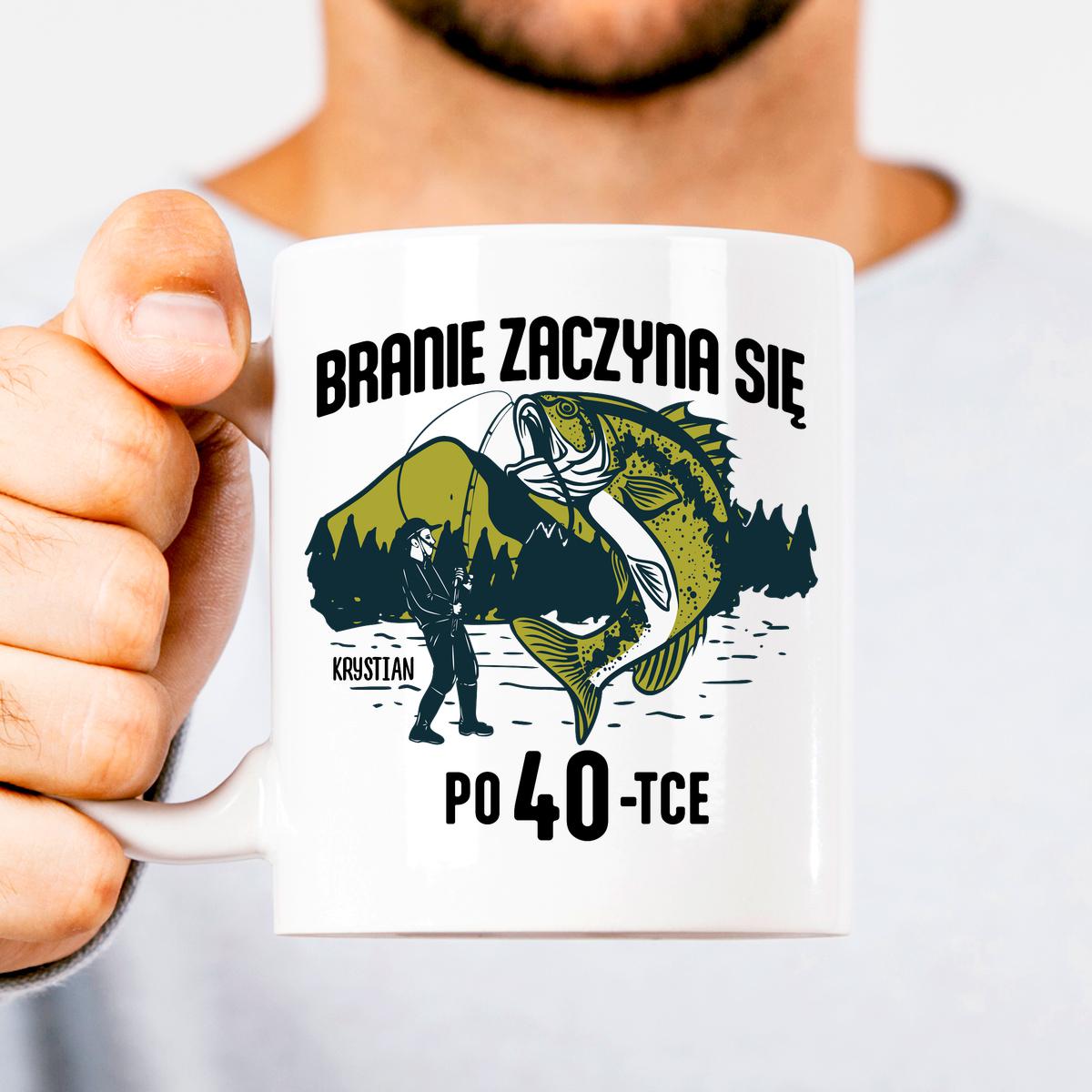 Branie zaczyna się po 40 - kubek