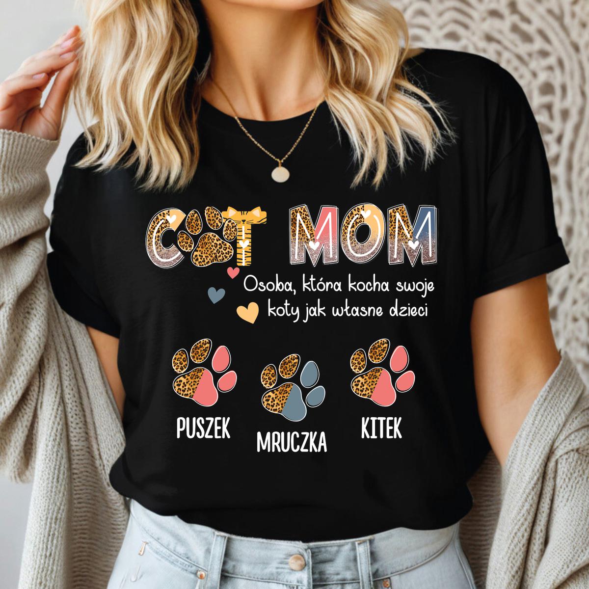CAT MOM - Koszulka