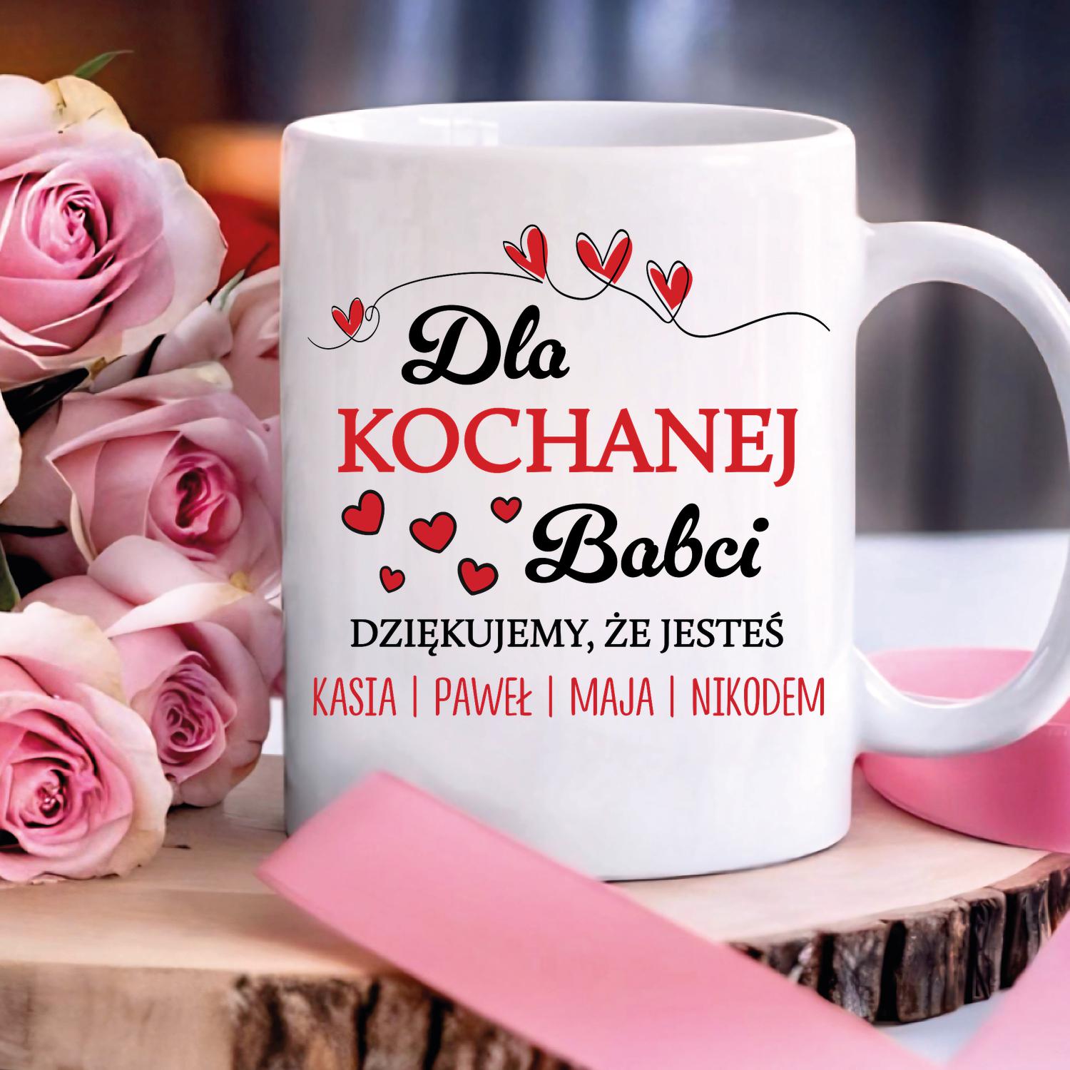 Dla Kochanej Babci - kubek