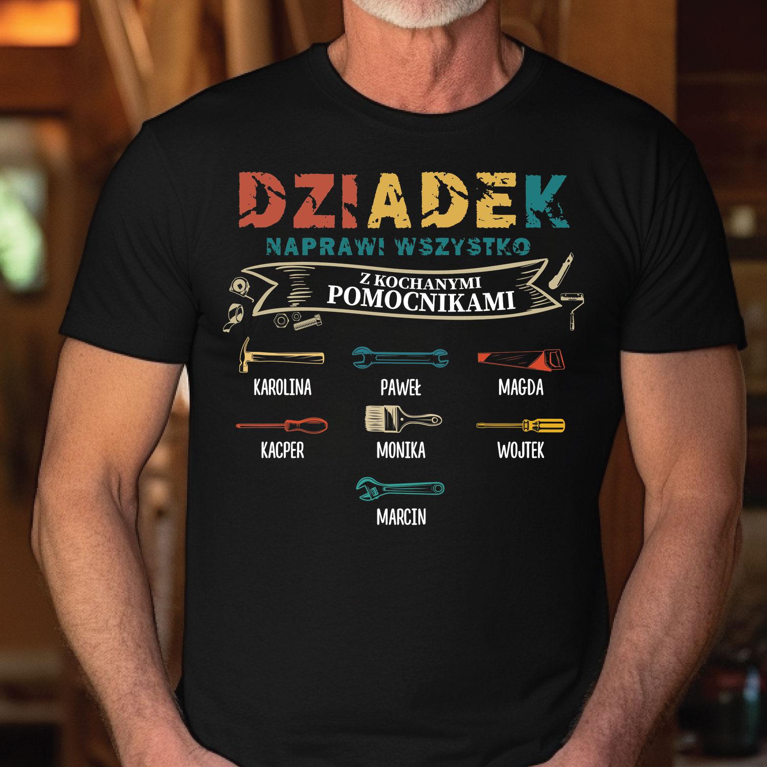 Dziadek naprawi wszystko - koszulka