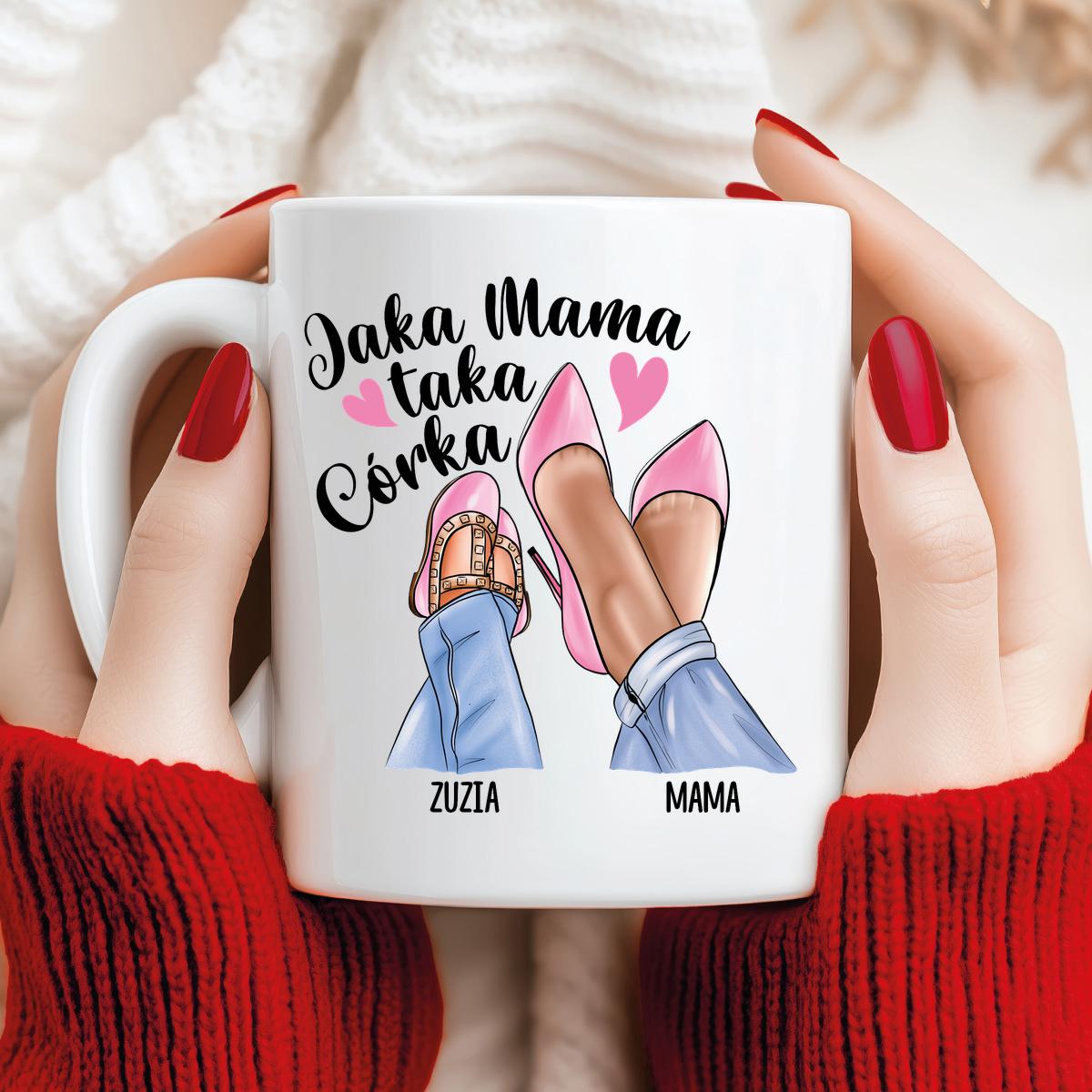 Jaka mama, taka córka (nogi) - kubek
