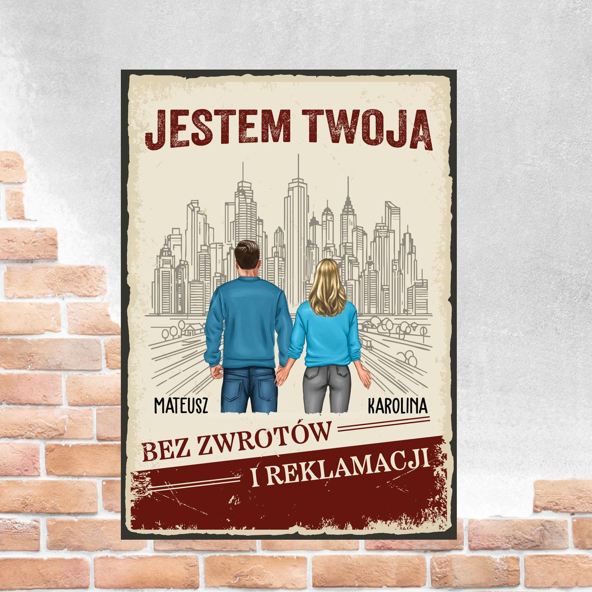 Jestem Twoja - Tabliczka