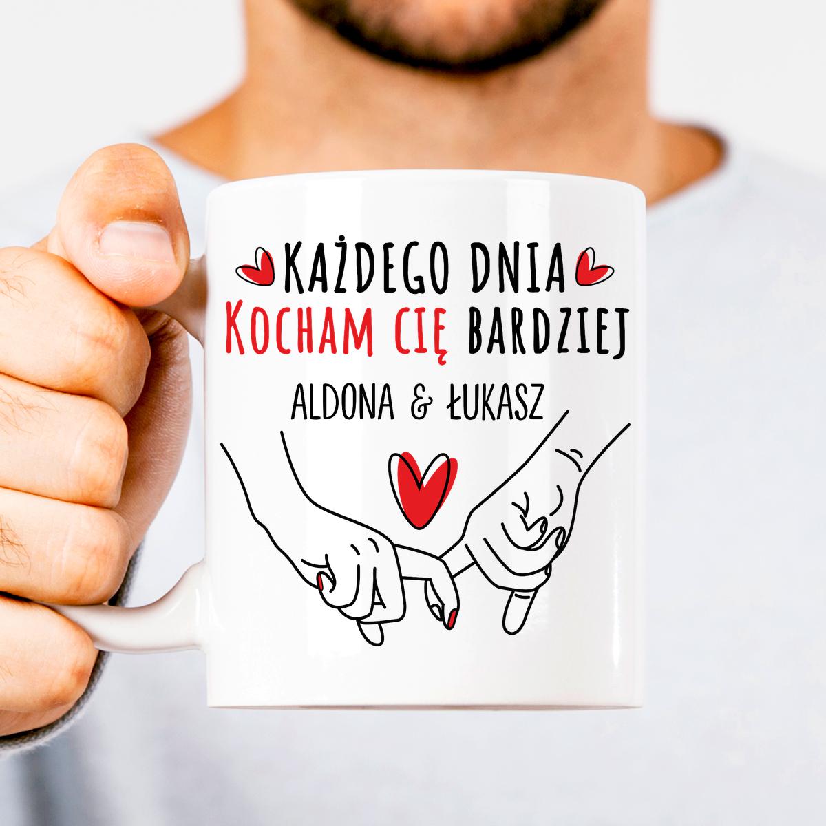 Każdego dnia Kocham Cię.. - Kubek