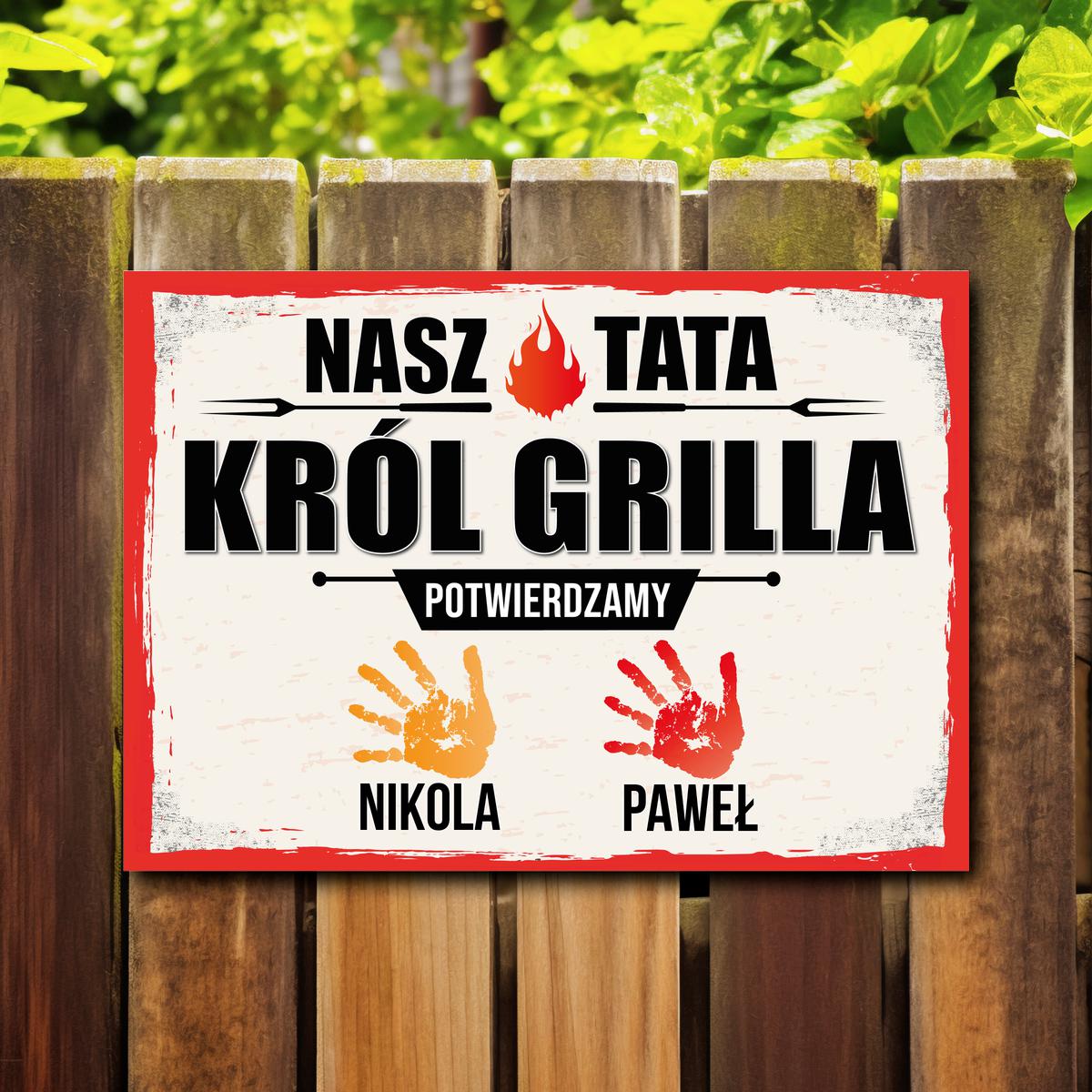 Król Grilla (Nasz Tata) Dibond