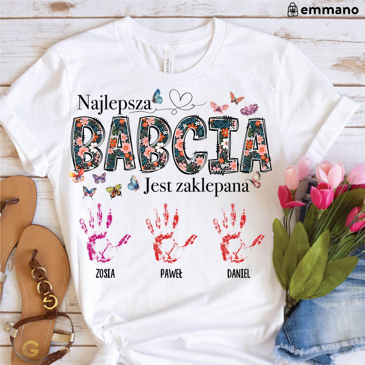 Najlepsza babcia jest zaklepana 2025 - koszulka