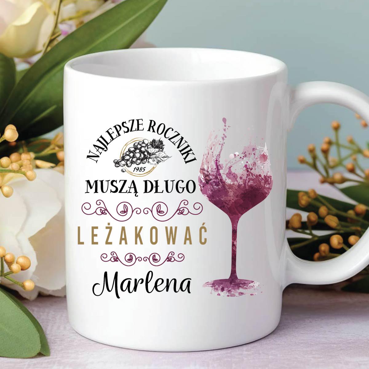 Najlepsze roczniki muszą długo leżakować - kubek