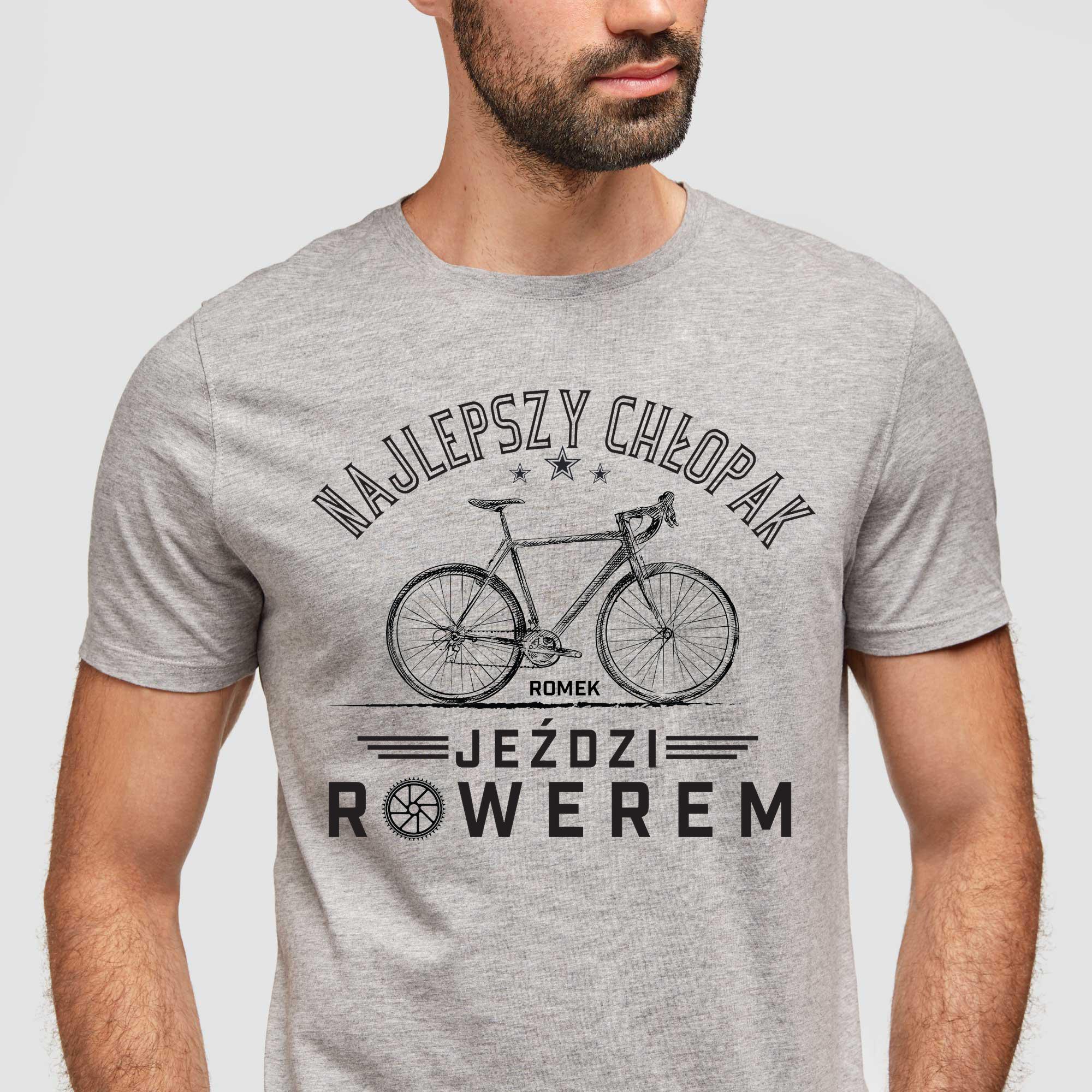 Najlepszy Chłopak jeździ rowerem - koszulka