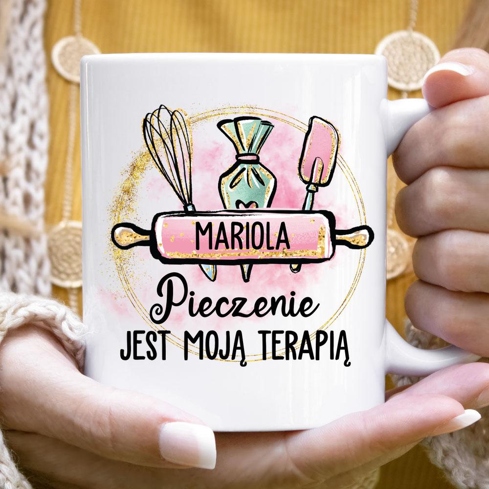 Pieczenie jest moją terapią - Kubek
