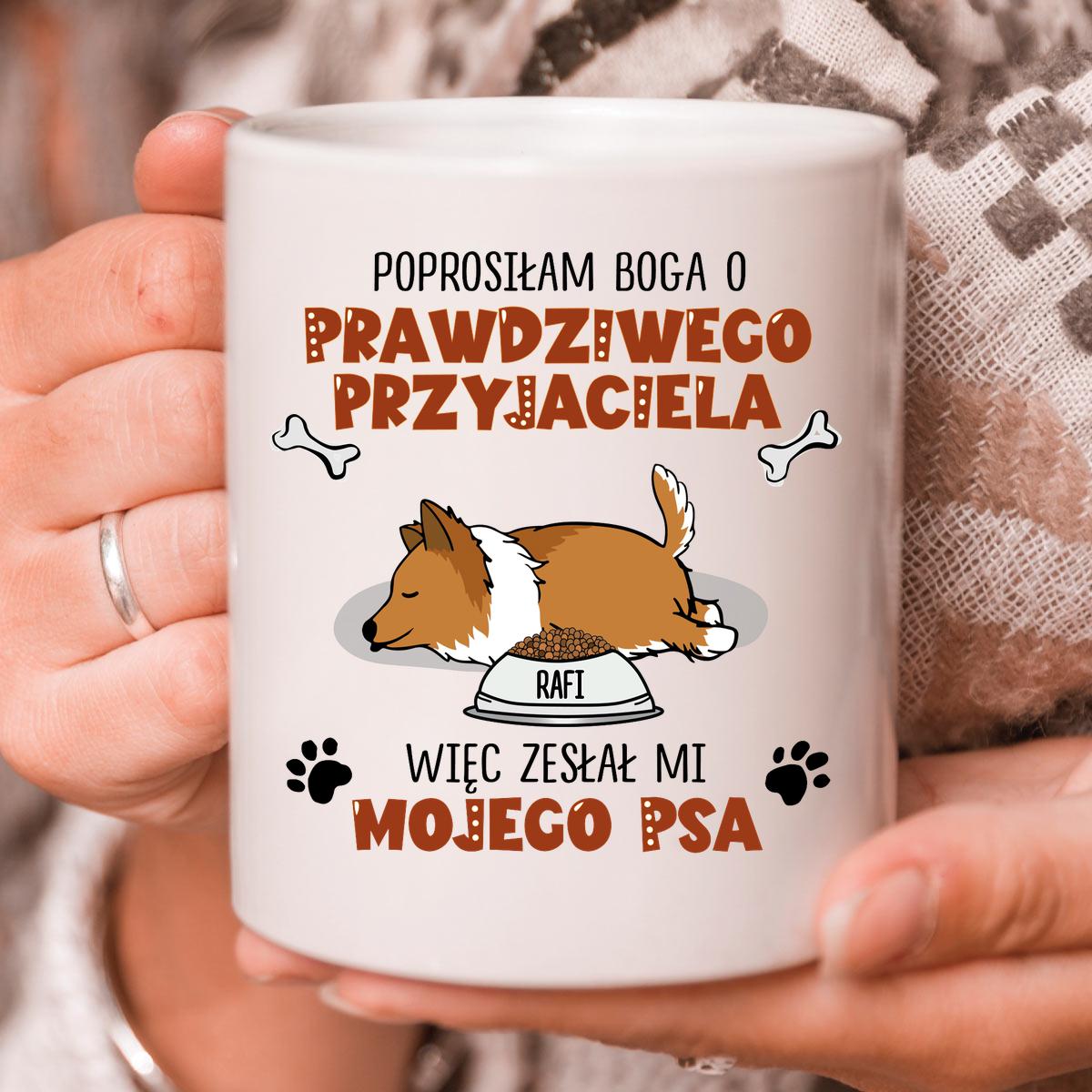 Prawdziwy przyjaciel, Pies - Kubek