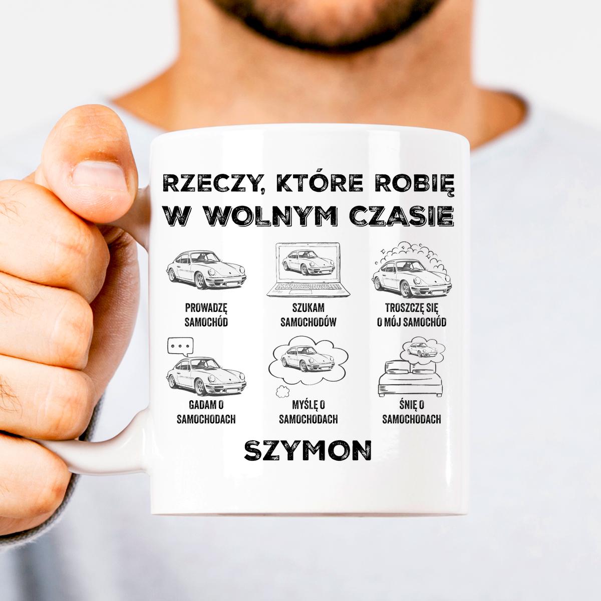 Rzeczy, które robię w wolnym czasie - kubek
