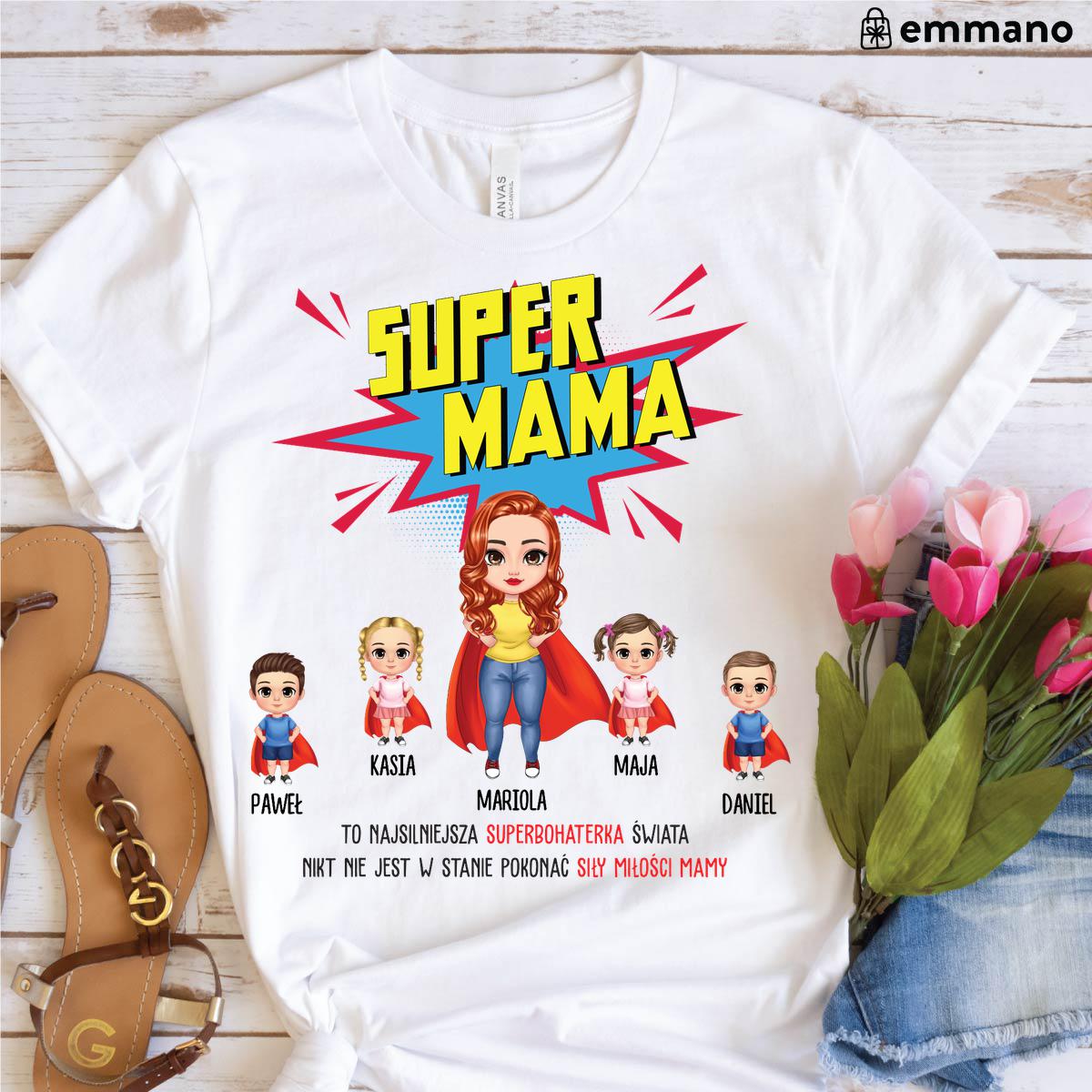 SUPERBOHATERKA MAMA - koszulka