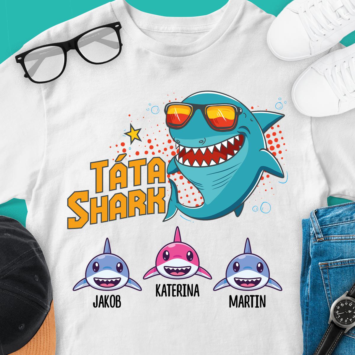 Táta shark - tričko
