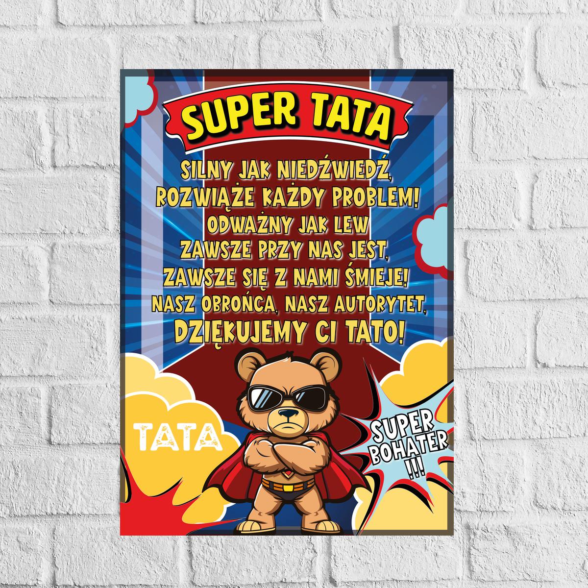 Tabliczka dla super taty