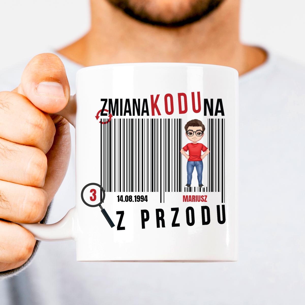 Zmiana kodu na ... - kubek
